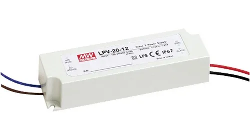 MeanWell MeanWell LED-Netzteil Aluminium IP65 Wasserdicht Netzteil LED Trafo