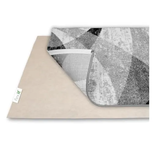 flex it Antirutsch Teppichunterlage Classic Standard - Dämmstoffe mit sehr starkem Antirutsch-Effekt, ideal für sicheren Halt unter Teppichen, 100% schadstofffrei nach OEKO-TEX® Standard 100.