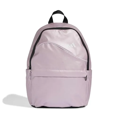 adidas GLOW RUCKSACK – Silberfarbener Sportrucksack für Gymnastik & Training - Stylischer Sportrucksack aus 100% recyceltem Polyester mit einem Volumen von 11,6 l. Perfekt für Gymnastik und Training, bietet er viel Platz und überzeugt durch sein modernes Design.