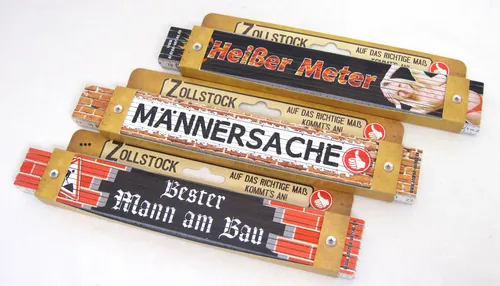 Zollstock Männersache, mehrfarbig 30201