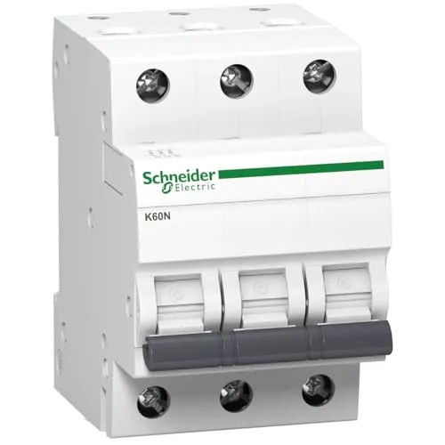 Schneider A9K01325 Leitungsschutzschalter K60N 3P, 25A, B Charakteristik, 6kA