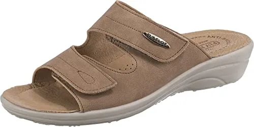 Fly Flot Damen Pantoletten 39 EU - Hochwertige Pantoletten für Damen, mit bequemer Fußbett-Technologie für ultimativen Tragekomfort den ganzen Tag.