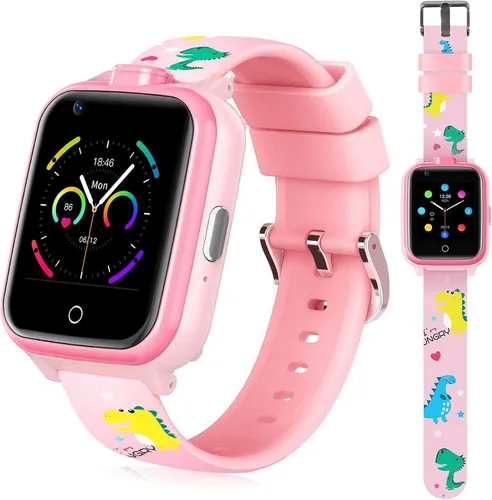 OKYUK T13001 Smartwatch (10 cm, sim-karte), 4G Kinder Smartwatch