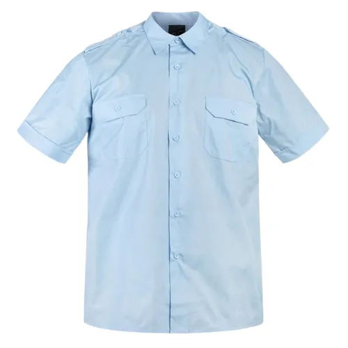 Mil-Tec Herren Skjorte-10932011 Hemd, Hellblau, S EU - Freizeithemden mit modernem Design, 2 Brusttaschen und verstellbaren Manschetten für optimalen Tragekomfort.