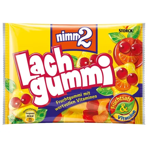 Storck Nimm 2 Lachgummi, Fruchtgummi, 200g Beutel 7,20€/1kg