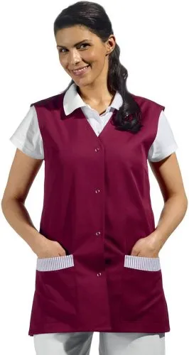 Kasack Damen bordeaux 09/515/21, Größe S - stilvoll und funktional - Arbeits- & Schutzkleidung, ideal für den professionellen Einsatz mit komfortablem Schnitt und pflegeleichtem Material.