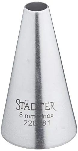 Städter 226081 Lochtülle 8 mm, Edelstahl, Silber