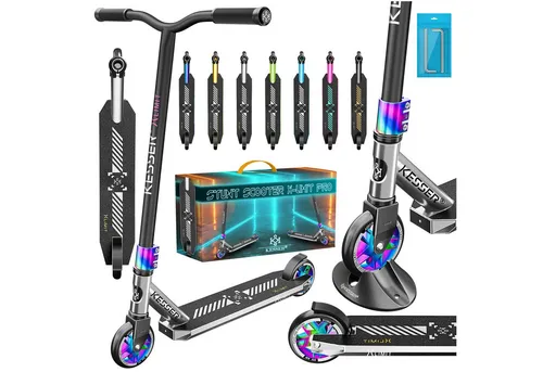 KESSER® Stunt Scooter X-Limit-Pro - 360° Lenkung für Tricks - Roller/Kickboards - Ideal für Kinder und Erwachsene, ausgestattet mit ABEC 9 Kugellagern und 110 mm PU Rädern für ein geschmeidiges Fahrgefühl.