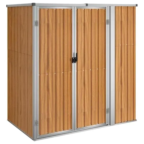 Geräteschuppen aus verzinktem Stahl