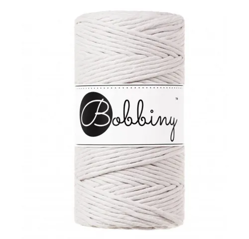 Bobbiny Bobbiny 3 mm Makramee Garn Regular 100 m Häkelwolle, 100 m (3 mm Baumwoll-Kordel), 320 g
