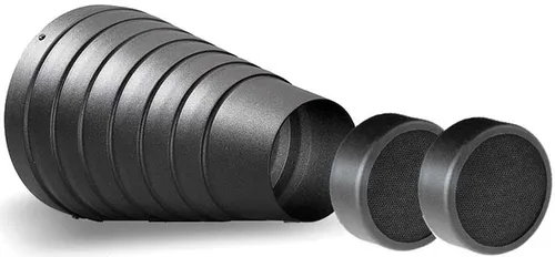 ELINCHROM Snoot + Grid 6° und 12° #26429 - Speziallichtformer für kreative Fotografie, ermöglicht gezielte Lichtführung und präzise Steuerung von Lichtakzenten.