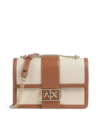 Armani Exchange Wonder Umhängetasche 25 cm - Braun - Stylische Umhängetasche von Armani Exchange, 25 cm groß, ideal für den täglichen Gebrauch mit praktischem Design und hochwertigem Material.