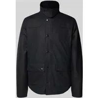 Barbour Reelin Mens Wax Jacket Navy XL in blau von Barbour