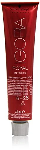 Schwarzkopf IGORA Royal Premium-Haarfarbe 6-28 dunkelblond asch rot, 1er Pack (1 x 60 g)