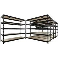 PROREGAL Mega Deal 5x Profi Schwerlastregal Rhino 200x240x70cm - Das PROREGAL Schwerlastregal Rhino bietet mit 450 kg Fachlast und 5 verstellbaren Ebenen optimale Lösungen für Lager und Werkstatt. Ideal für große und schwere Materialien, robust und einfach im Aufbau.