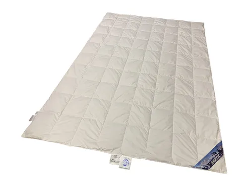 Arktic Sommerbettdecke - Leichte Daunendecke für warme Nächte - Bettdecken, extraleicht mit 100% Daunenfüllung für optimalen Schlafkomfort, ideal für Hausstauballergiker und perfekte für den Sommer.