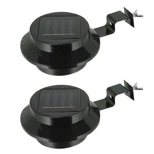 2x Solar Dachrinnenleuchte Dachrinnenlampe Dachrinnen Regenrinne Lampe Licht
