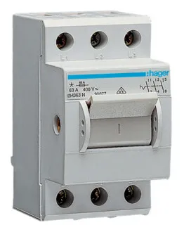 Hager SH363N AUSSCHALTER 63A 3P 2,5PLE