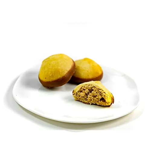 Peters Mit Genuss verführt | Nougat-Kuss | Ohne Alkohol | Buttergebäck | Süße Nougatfüllung | Feingebäck | Haselnuss | Geschenk | Schokolade | Nougat | Made in Germany | 100g