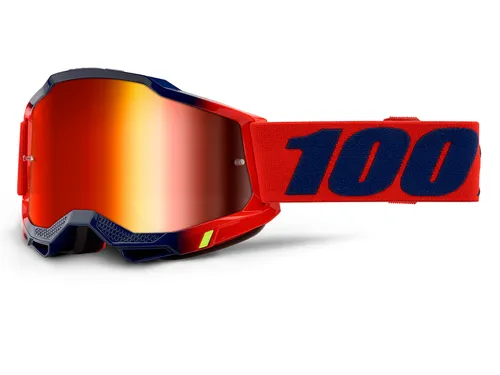 Motorradbrille 100% MX Crossbrille Accuri Gen. 2 verspiegelt mit Anti-fog Beschichtung