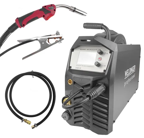 Synergischer MIG/MAG-Schweißinverter WELDINGER MEW 238 SYN puls pro - Profigerät