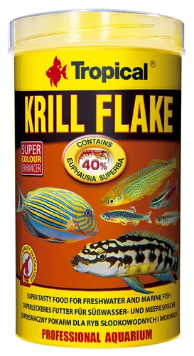 Tropical Krill Flake 500ml Fischfutter Flockenfutter Meerwasser Süßwasser