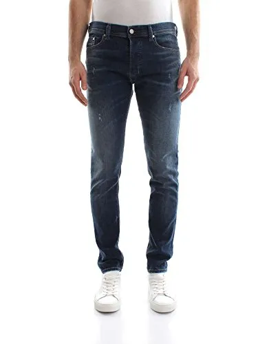 Diesel Herren Tepphar L.32 Slim Jeans, Blau (Denim 01) von Diesel