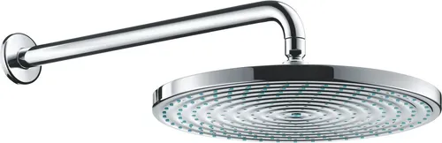 hansgrohe Raindance S Kopfbrause 300mm - 1Jet mit Brausearm - Kopfbrause und verstellbarer Brausearm, 300 mm, bietet entspannenden RainAir-Strahl mit 18 l/min für ein luxuriöses Duscherlebnis.