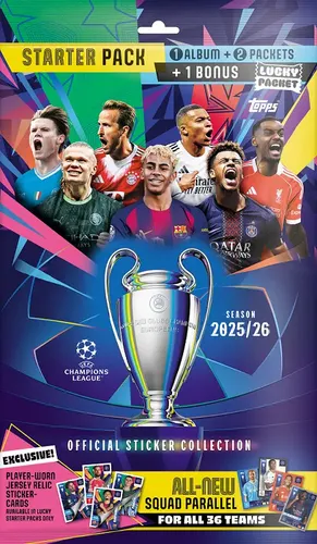 Champions League 2026 S&A Album Pack Topps 5053307077805