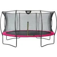 Exit Toys Trampolin 269 cm - Pink - Rundes Trampolin für den Außenbereich, sicher und geprüft nach EN 71 und CE, ideal für stundenlangen Spaß im Garten.
