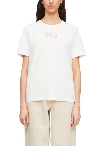 Comma Damen Shirt 2180167 01D8 weiß 40