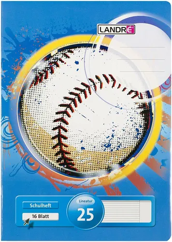 LANDRE Schulheft 10er Pack A4 16 Blatt Lineatur 25