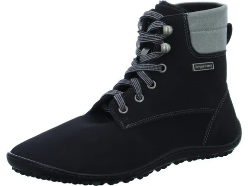 Leguano icebare black Barfußschuh Schwarz 45 - Wanderschuhe, warm gefüttert für optimalen Komfort und Flexibilität beim Wandern, ideal für ein natürliches Laufgefühl.