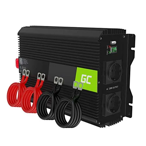 Green Cell PRO 2000W/4000W 12V auf 230V Volt kfz Spannungswandler Wechselrichter Power Solar Inverter DC AC Umwandler Stromwandler Fahrzeuge Wohnwagen Auto Modifizierte Sinus Sine Wave
