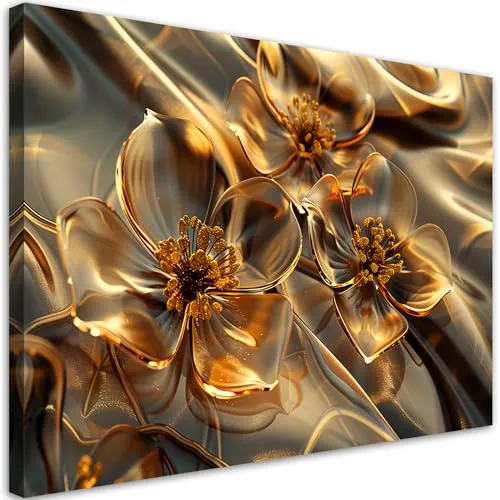 Feeby Leinwandbilder in gold von Feeby