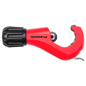 GEDORE red Rohrabschneider - für Kupferrohre 3-35 mm, mit Teleskopführung und integriertem Entgrater für präzises Schneiden
