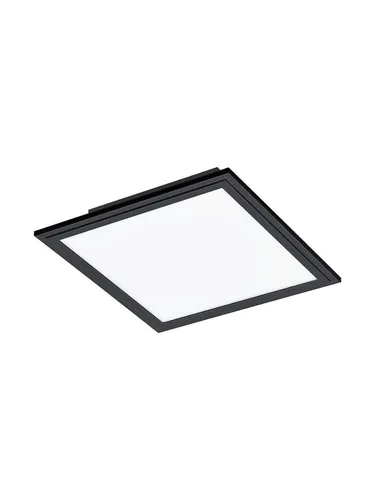 EGLO Salobrena 1 schwarz - Moderne Loftlampe - Stilvolle 300x300 LED-Lampe mit 4000K, ideal für kreative Wohnräume und Büros.