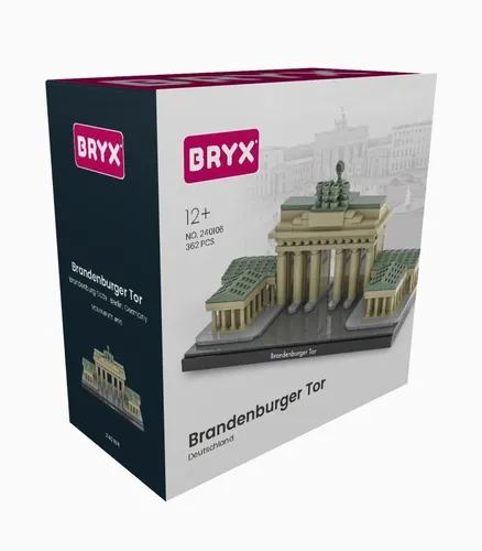 BRYX Brandenburger Tor groß - 362 Teile Klemmbausteine - Bauen Sie das ikonische Brandenburger Tor mit 362 hochwertigen Klemmbausteinen. Ideal für Architektur-Liebhaber ab 12 Jahren. Perfekt für kreative Bauprojekte!