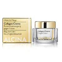 Alcina Collagen-Creme 250 ml - Effekt & Pflege - Tagespflege mit hochwirksamem Kollagen für straffe, jugendlich aussehende Haut. Ideal für jeden Hauttyp und täglich anwendbar.