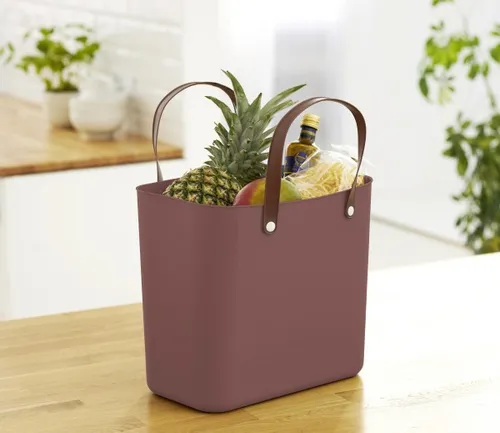 Rotho Multibag Style 25 L Albula weinrot Allzwecktasche Einkaufstasche