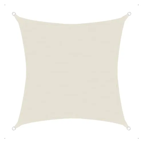anndora Sonnensegel 4 x 4 m in beige von anndora
