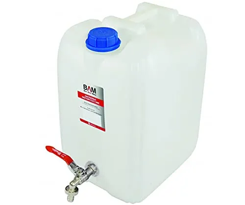 Systafex ® Kanister Wasserkanister Trinkwasser 10l mit Wasserhahn für LKW Camping Caravan Wohnmobil