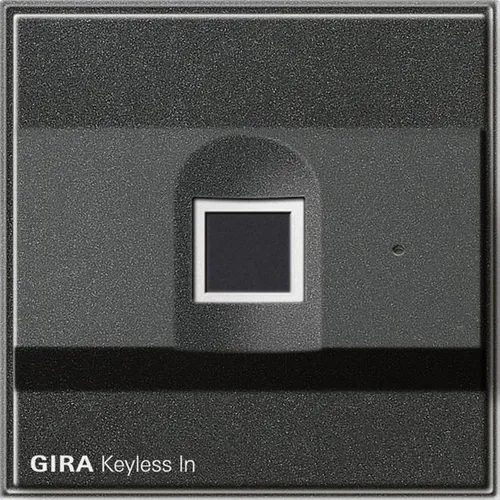 Gira 261767 Keyless In - Fingerabdruck-Zutrittskontrolle - Zutrittskontrolle mit Fingerabdruck, sicher und bequem für Ihr Zuhause oder Büro. Ideal für Garten und Gebäudesicherheit.