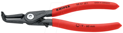 Knipex 48 41 J21 Seegeringzange für Innenringe 16-60mm - Sicherungsringzange für Innenringe mit überlegener Standzeit und präzisem Schraubgelenk, ideal für Serienfertigung und hoch belastbar im Dauereinsatz.