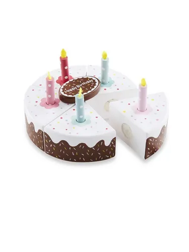 vertbaudet Spielküche Geburtstagstorte aus Holz FSC® Holz