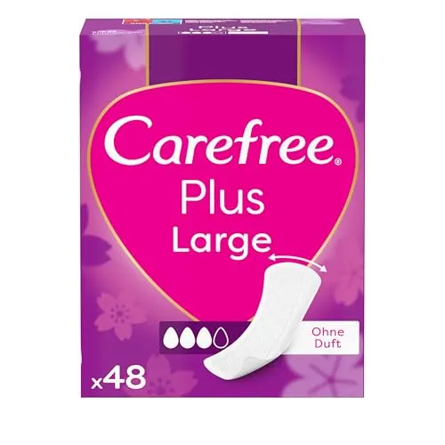 Carefree Slipeinlage Plus Large ohne Duft 48 Stk. von Carefree