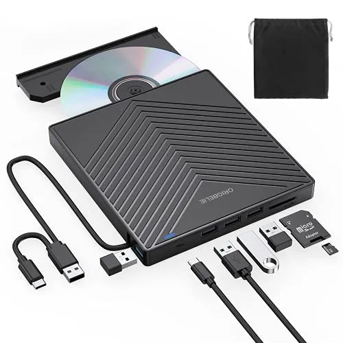 ORIGBELIE Externes DVD Laufwerk mit USB 3.0 von ORIGBELIE