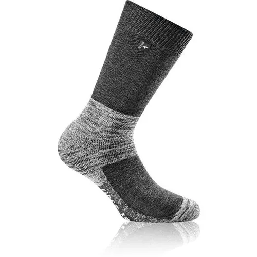 Rohner Socks Trekking Socken schwarz denim 42-44 - Herrensocken aus hochwertigem Material-Mix mit 40% Merinowolle, ideal für Trekking und Outdoor-Aktivitäten, bietet optimalen Komfort und Wärme.