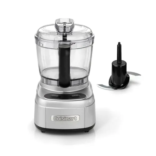Cuisinart Mini Prep Pro - Kompakter Mini-Zerkleinerer - Mini-Standmixer mit 900-ml-Schüssel und umkehrbarer Edelstahlklinge für vielseitiges Hacken und Mahlen, ideal für kleine Küchen und mühelose Reinigung.