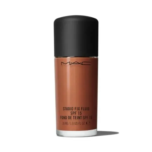 MAC Studio Fix Fluid SPF 15 Foundation - NW 57, 30 ml - Ölfreies Make-up, das das Erscheinungsbild von Poren reduziert und sechs Stunden lang schweiß- und feuchtigkeitsresistent ist.